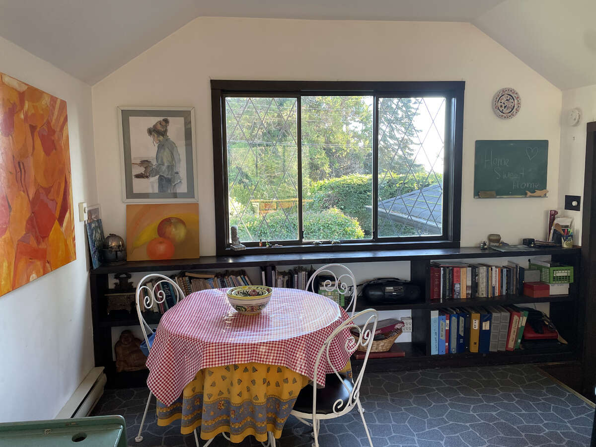 Kitchen facing front with ocean view
