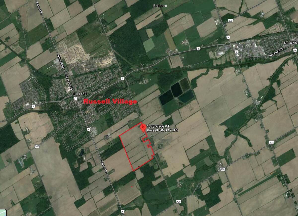 Acreage / Farm For Sale in Russell, ON