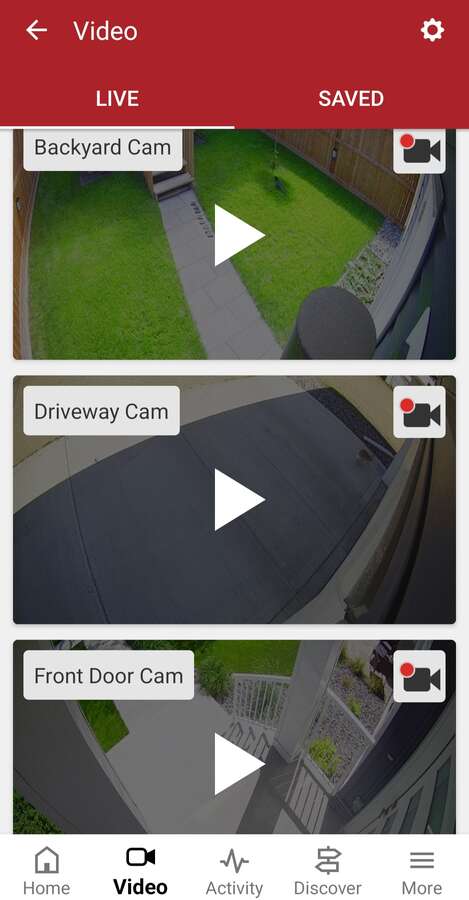 view from inside the house