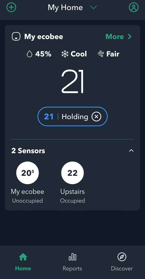 view from inside the house