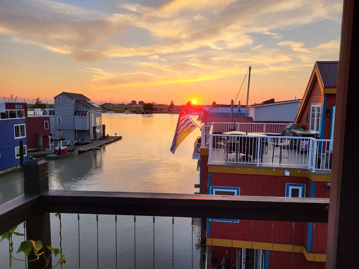 Sunset on the Fraser