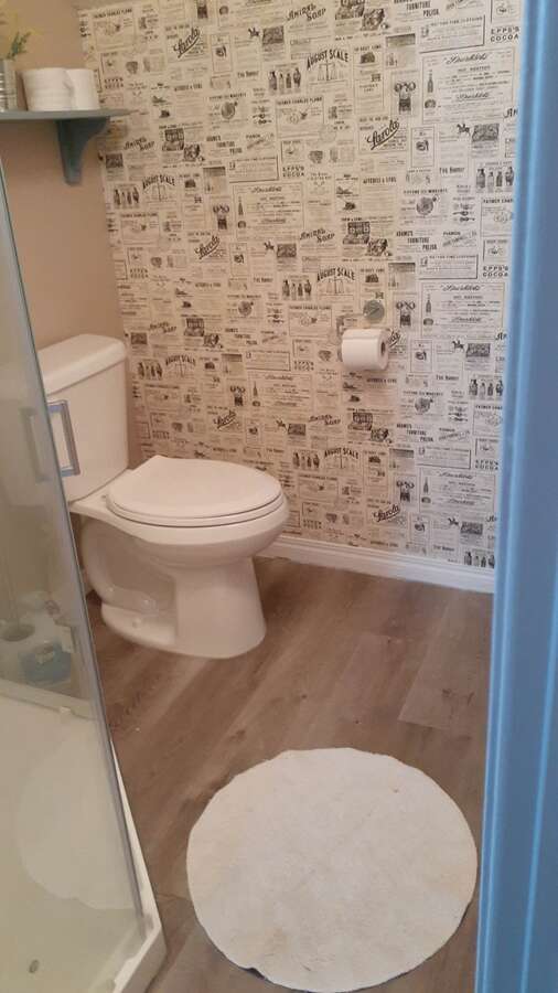 Second bathroom upstairs. This bath was put in in 2022