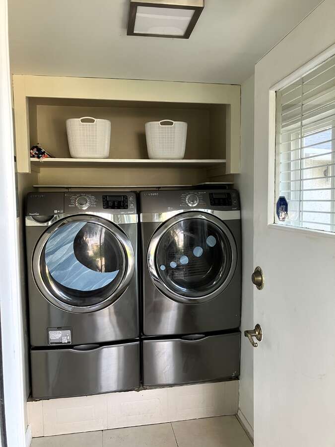 Laundry facility on Main Floor