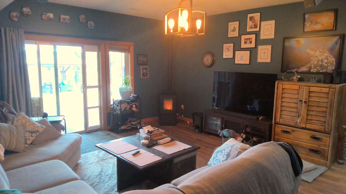 Downstairs living area