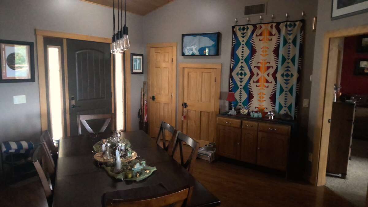 Entrance and dining room