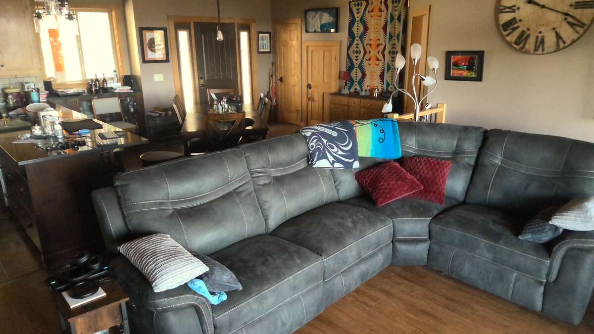 Upstairs living area