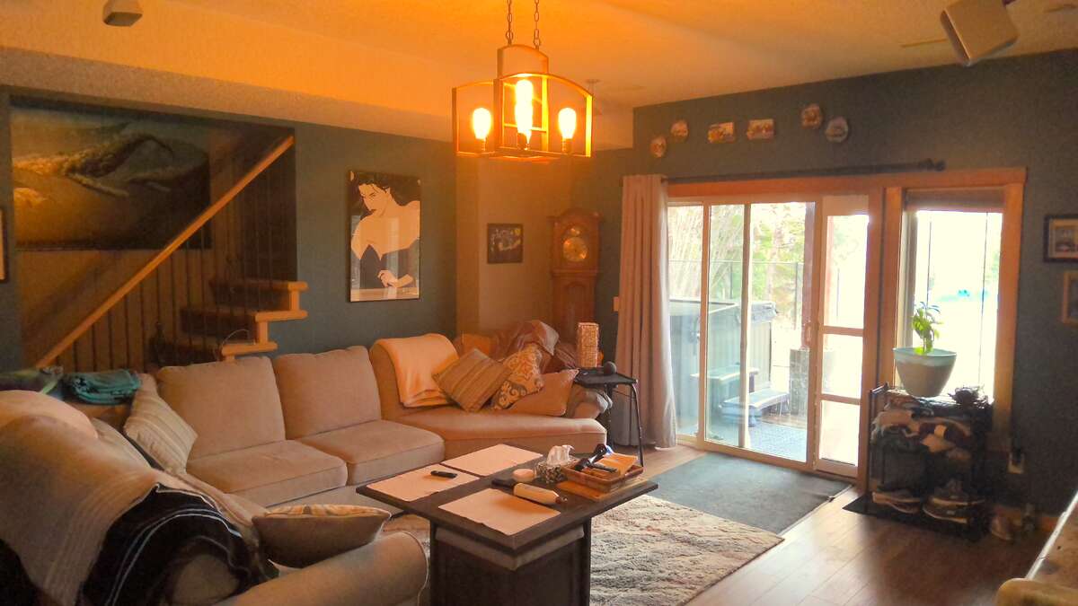 Downstairs living area