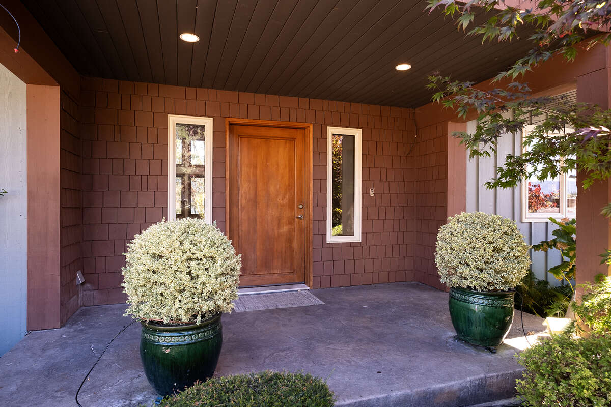 Front entrance and porch