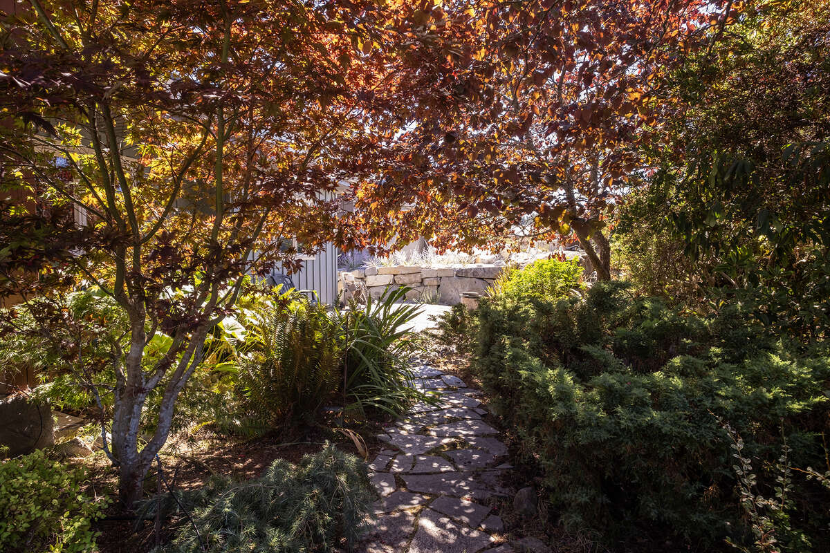 Pathway to garden patio