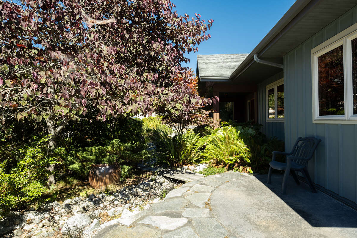 North view across Garden Patio