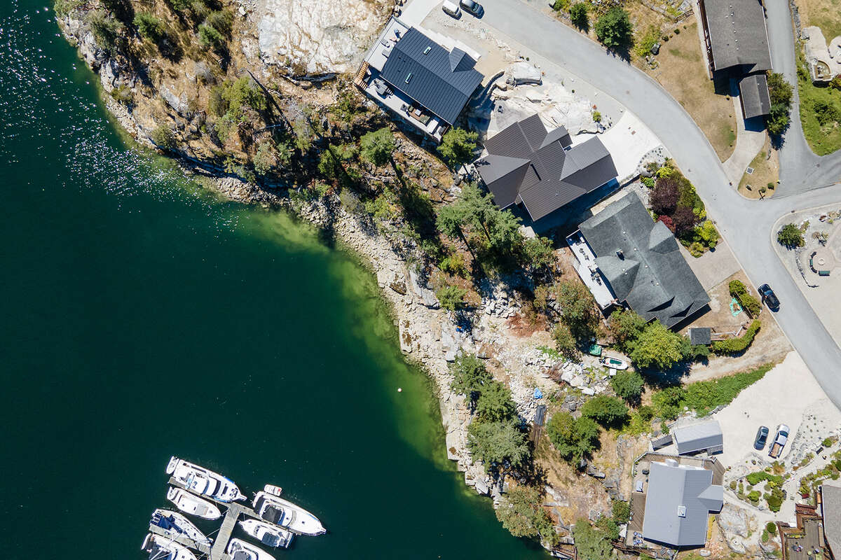Aerial view of property