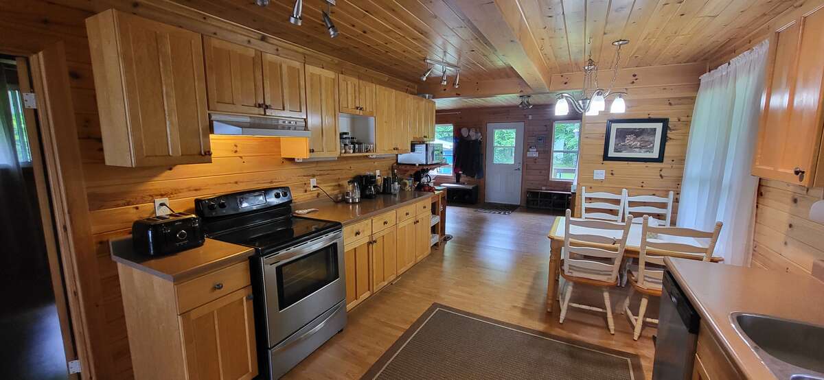 Kitchen, and back lobby.