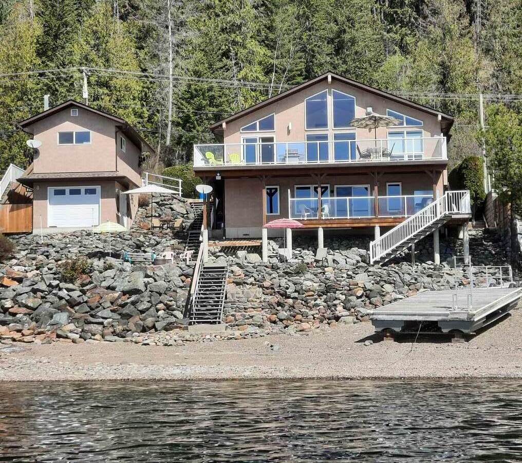 Waterfront Property / House / Recreational Property For Sale in Celista, BC - 2+3 bed, 2.5 bath