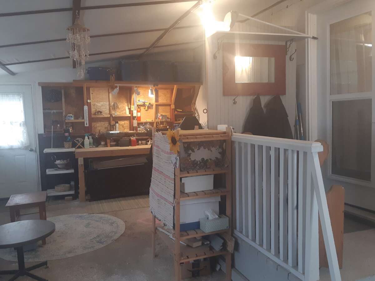 Attached garage