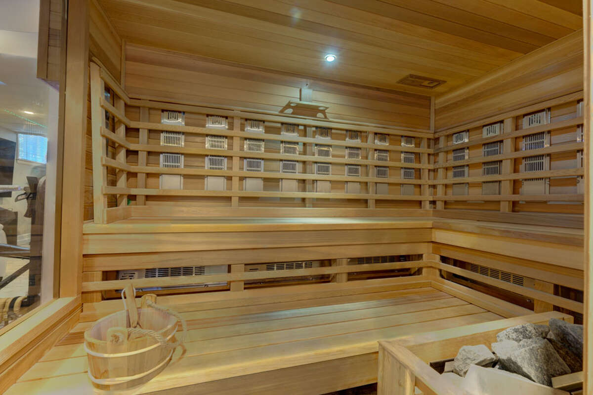 Custom Built Infrared / Steam Sauna, Lower Level