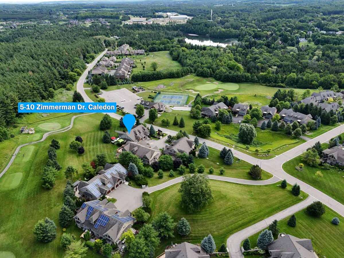 Aerial view of condo location within Legacy Pines