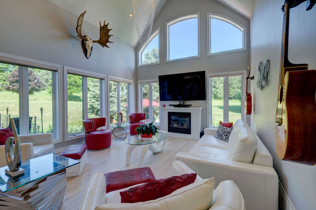 Main Floor Great Room with spectacular view of green space