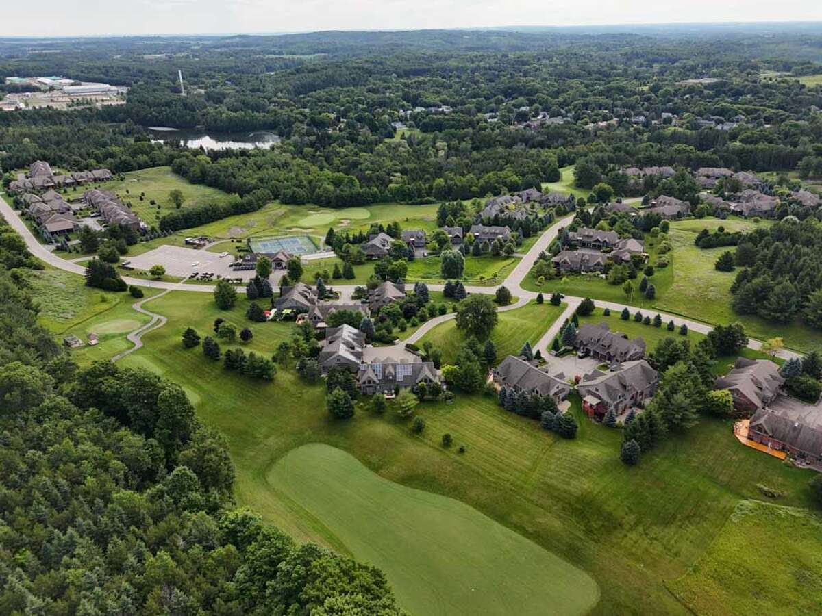 Aerial view of condo location - right across from the Club House!