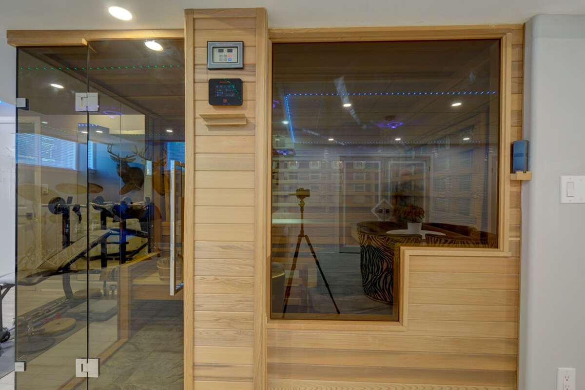 Custom Built Infrared / Steam Sauna, Lower Level
