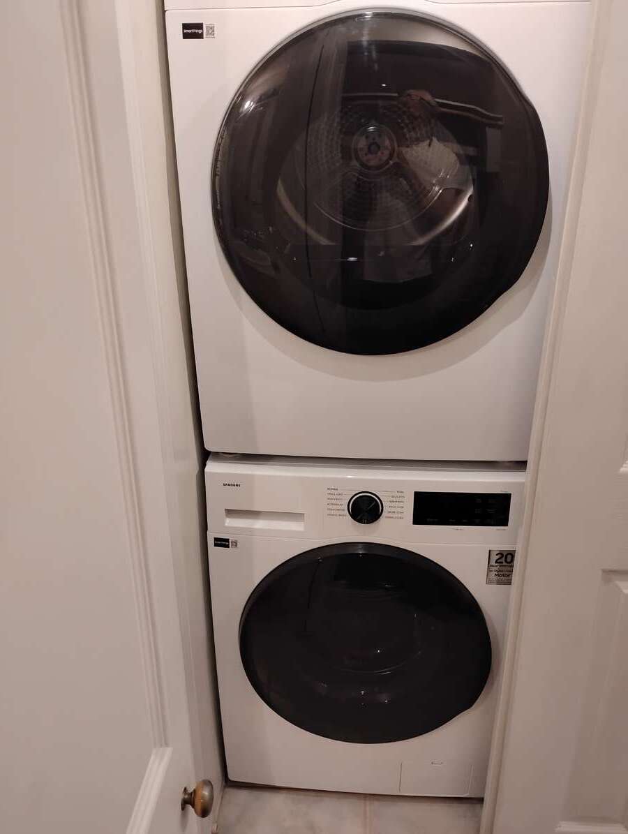 Washer and dryer