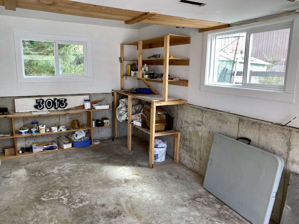 Extra windows in garage