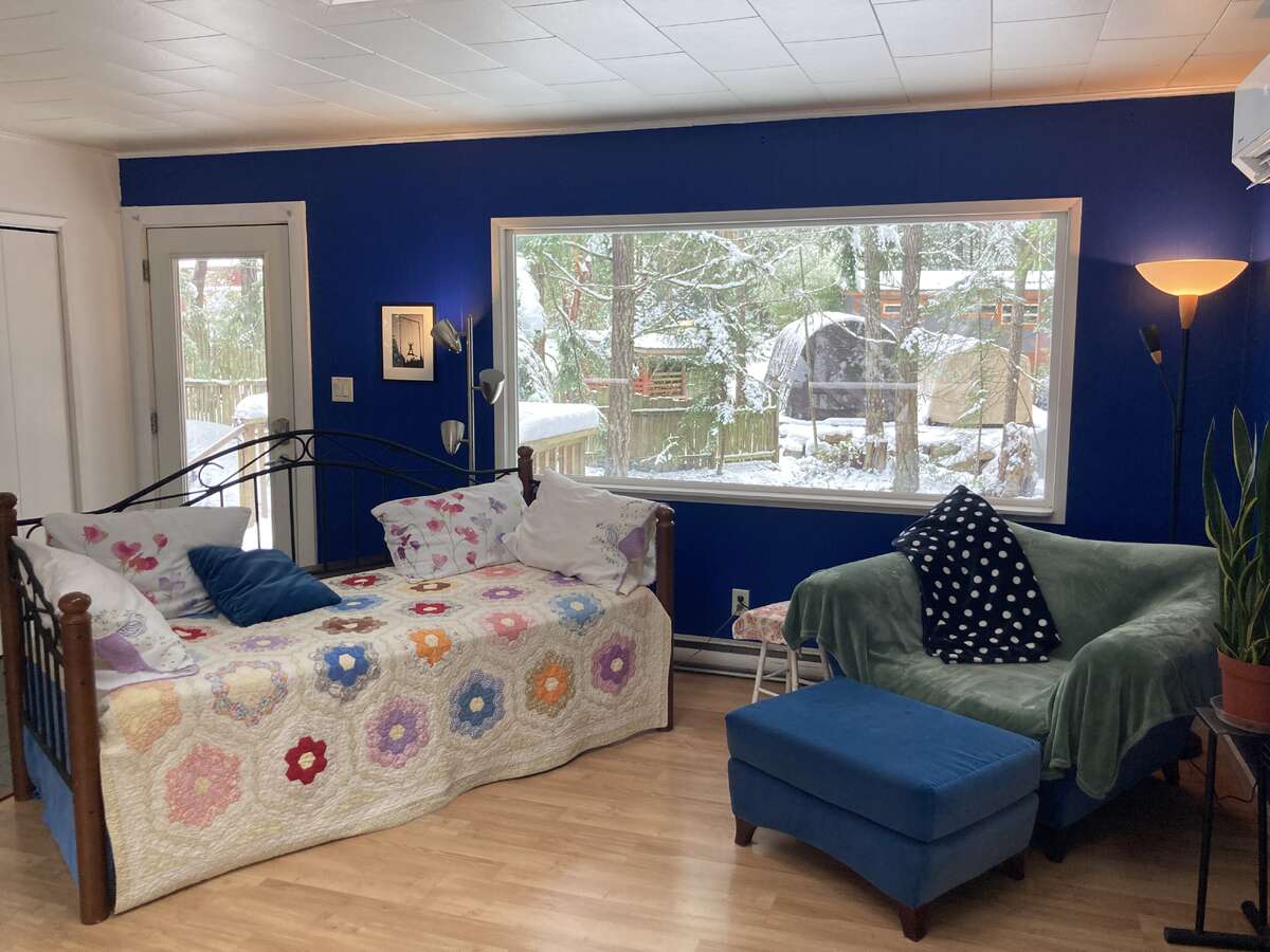 Living area/view out the back