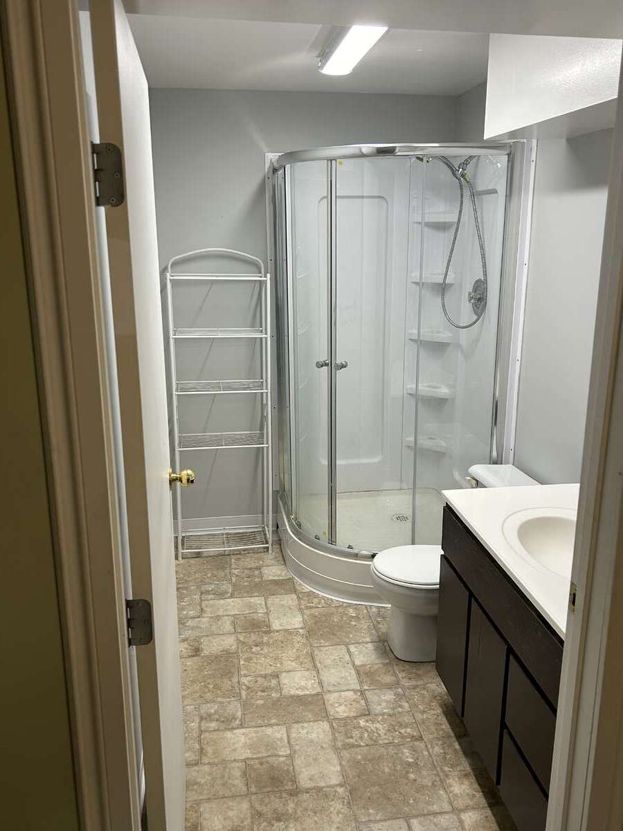Basement bathroom