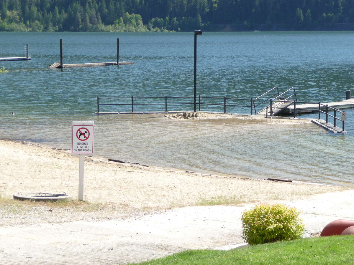 Spring high water   a number of years ago