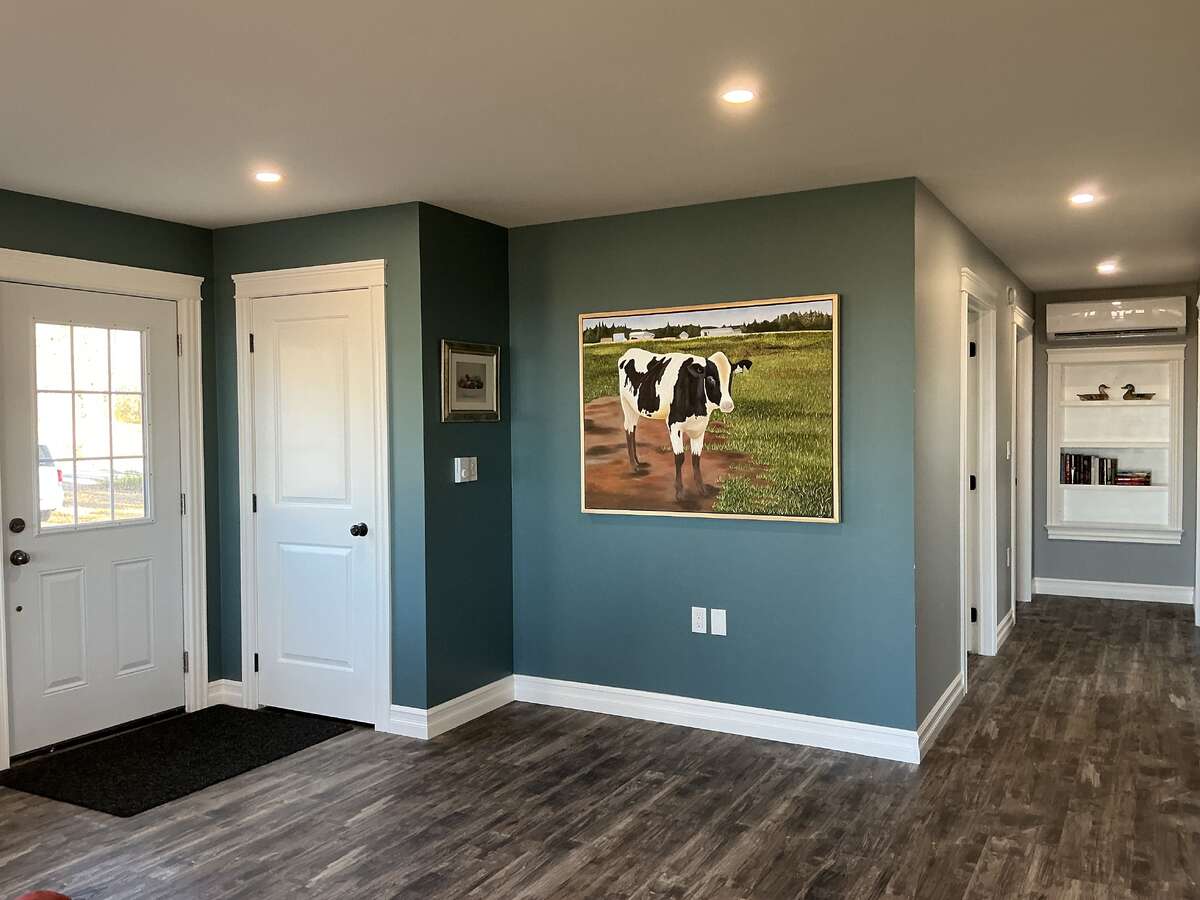 Entrance way with closet
