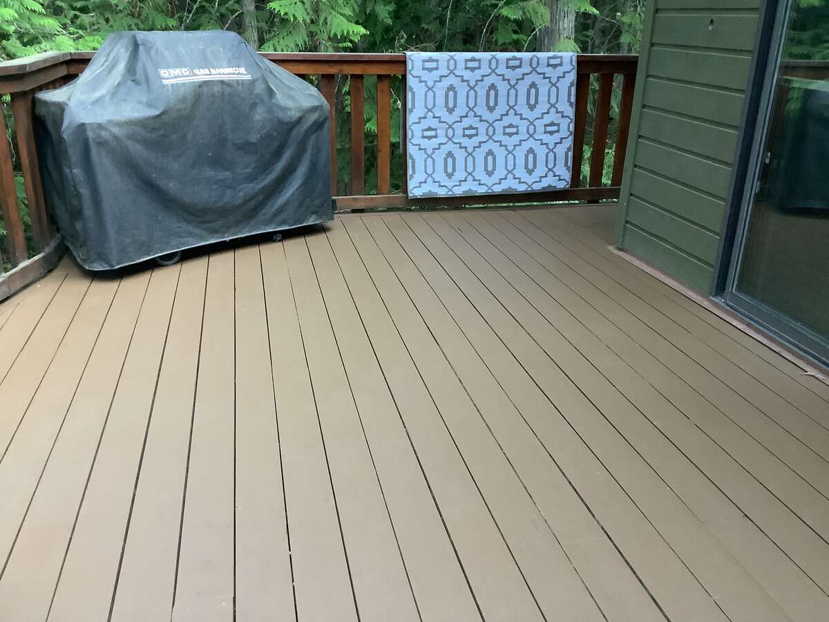 Upper deck looking over creek