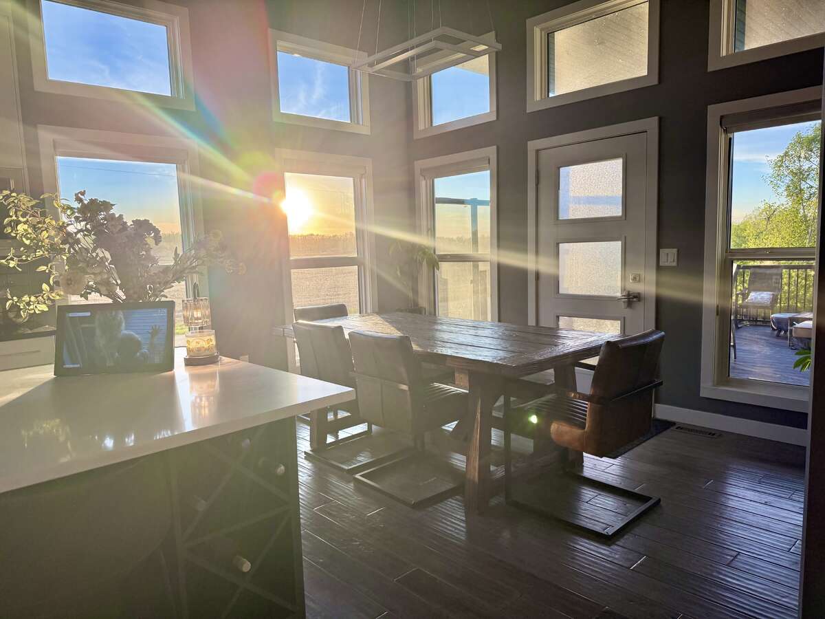 sunset in the evenings