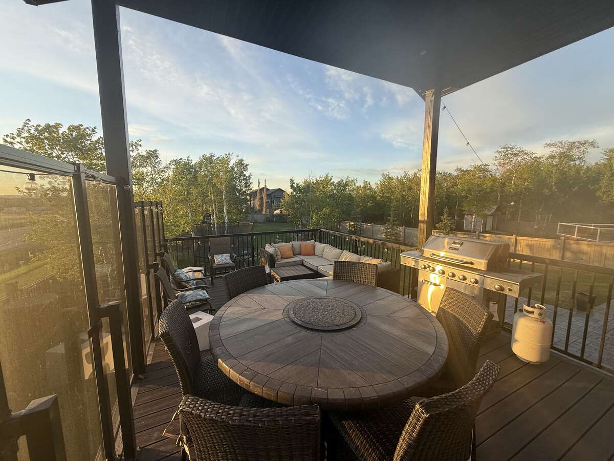 great deck for hosting bbq's