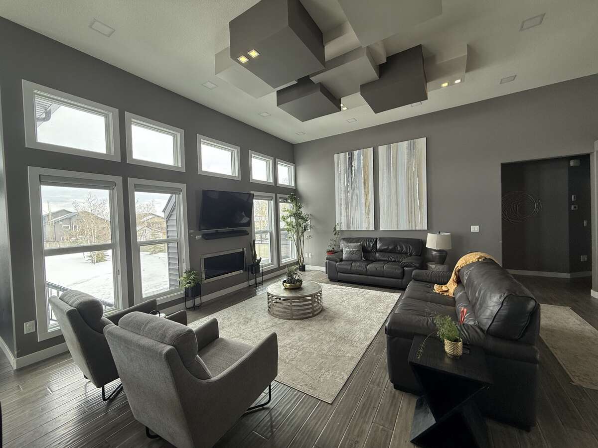 spacious living room