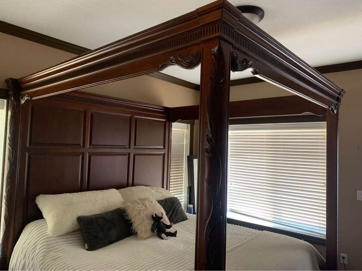 Main floor Master Bedroom with walkout to back yard
