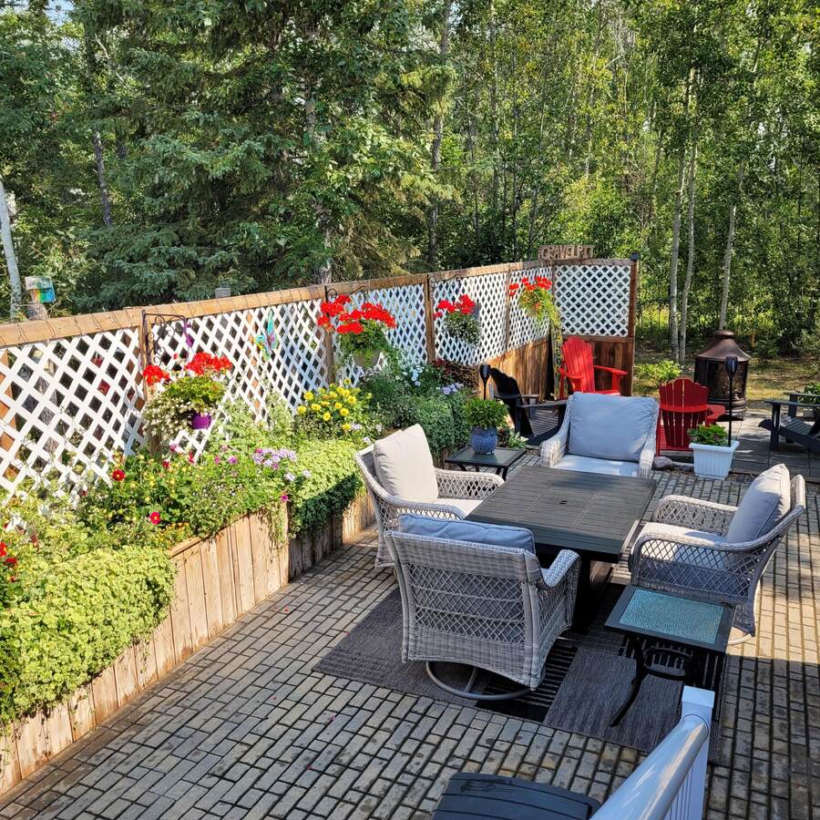 Outdoor Flower Garden area.