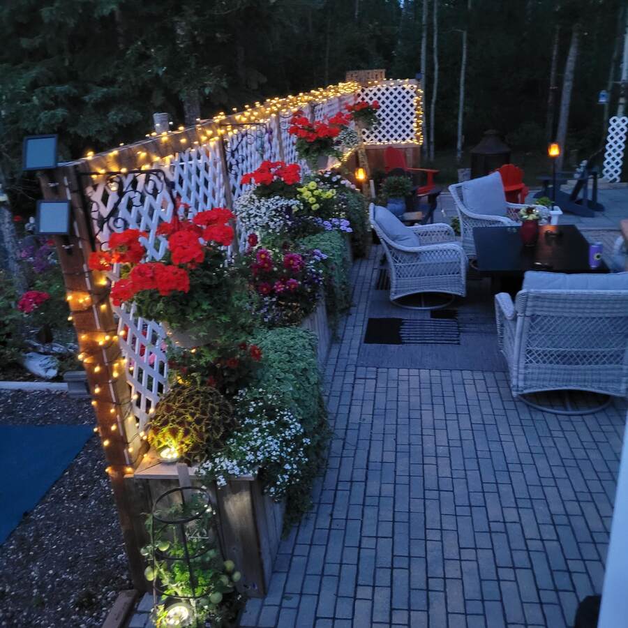 Outdoor Flower Garden area.