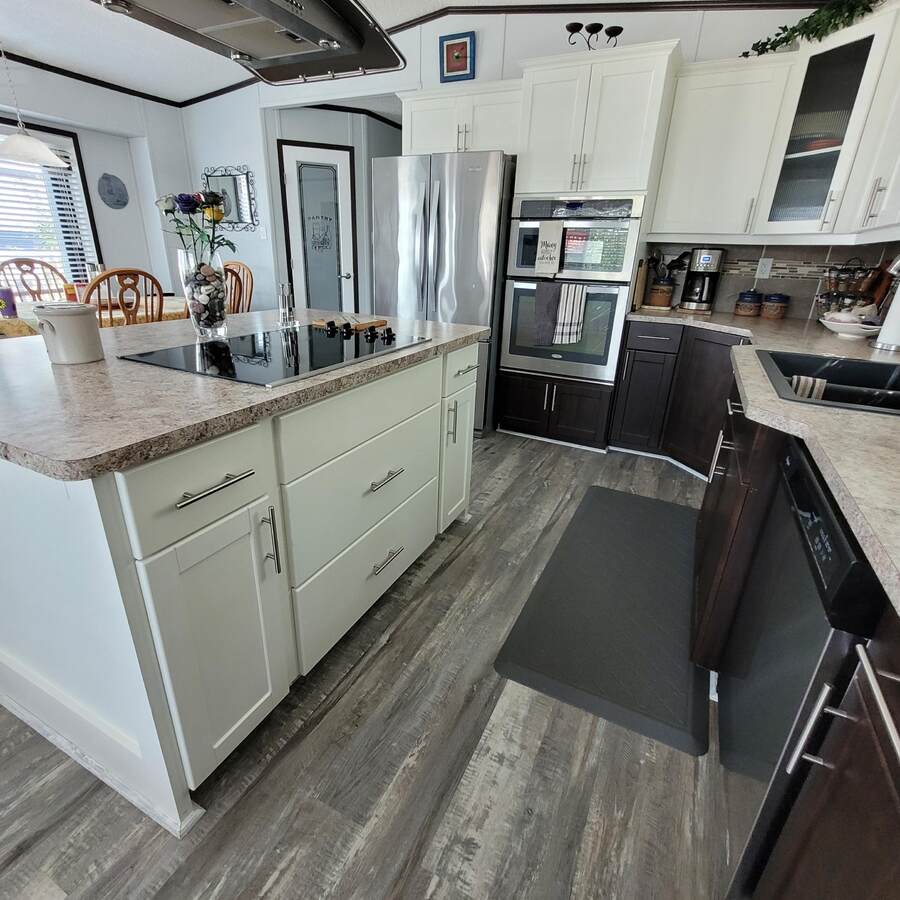 Kitchen area.
