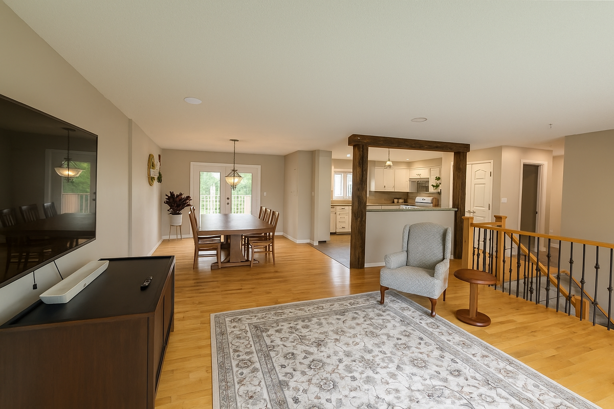 Upstairs Living Room, Dining Room