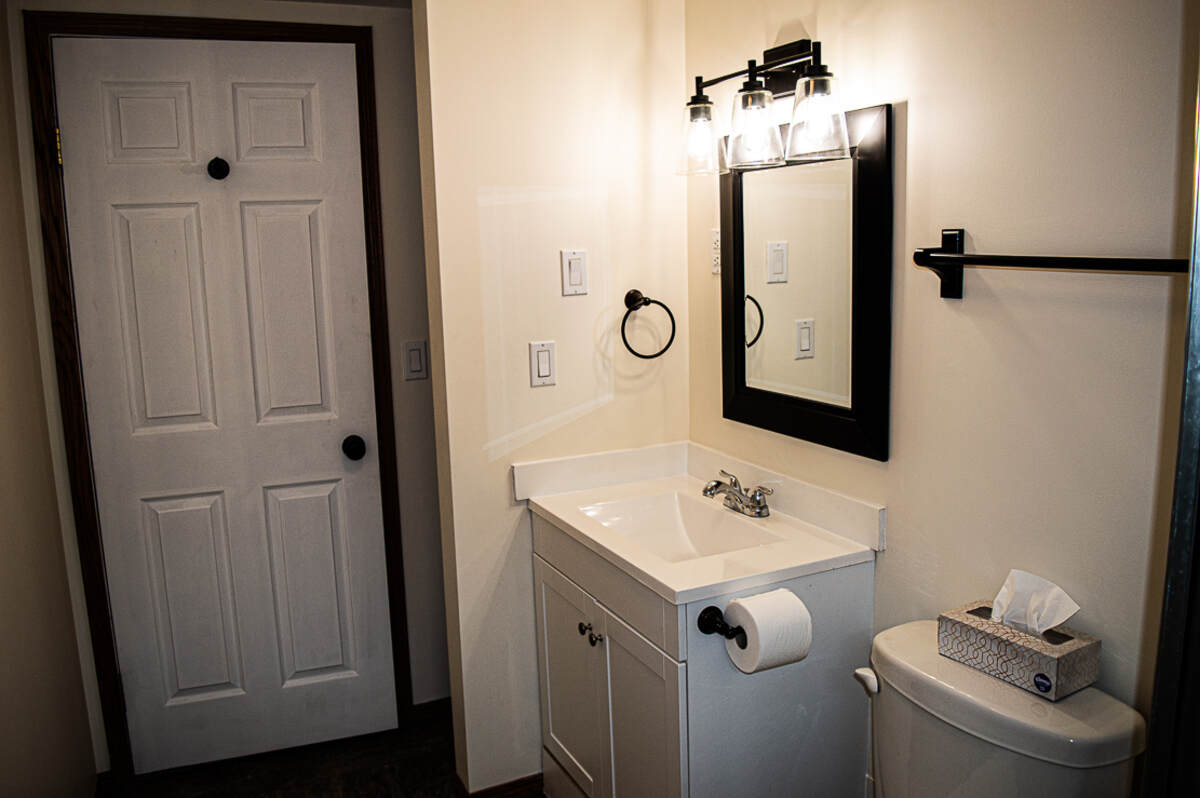 Basement bathroom