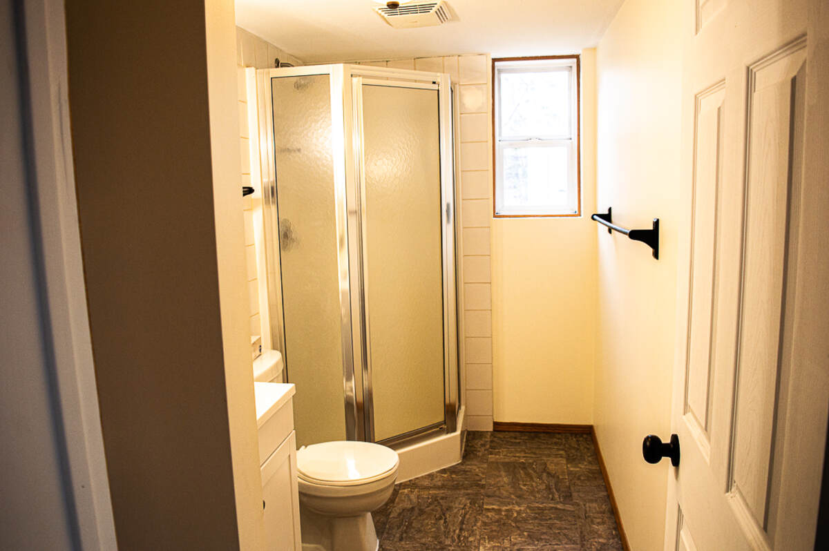 Basement bathroom