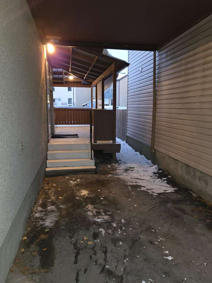 Basement separate door