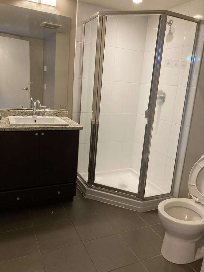 One of the bathroom
