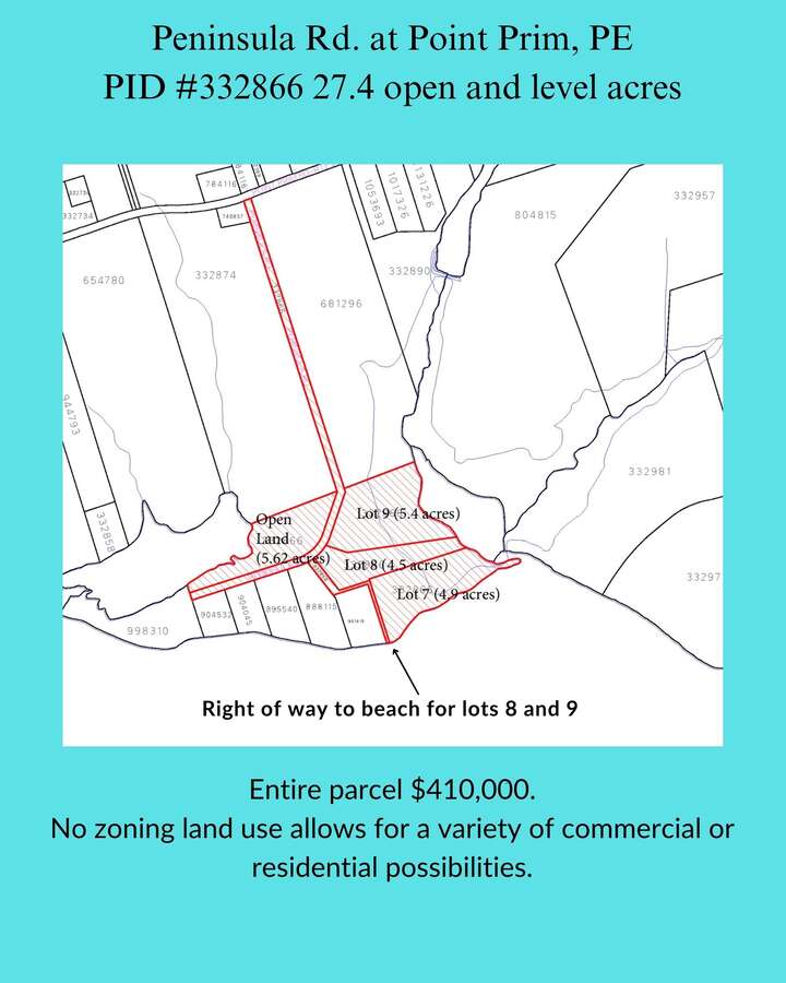 one of two tidal inlets