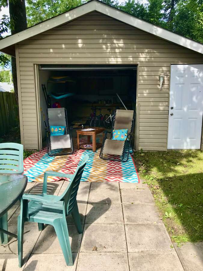 Detached garage, the summer cottage