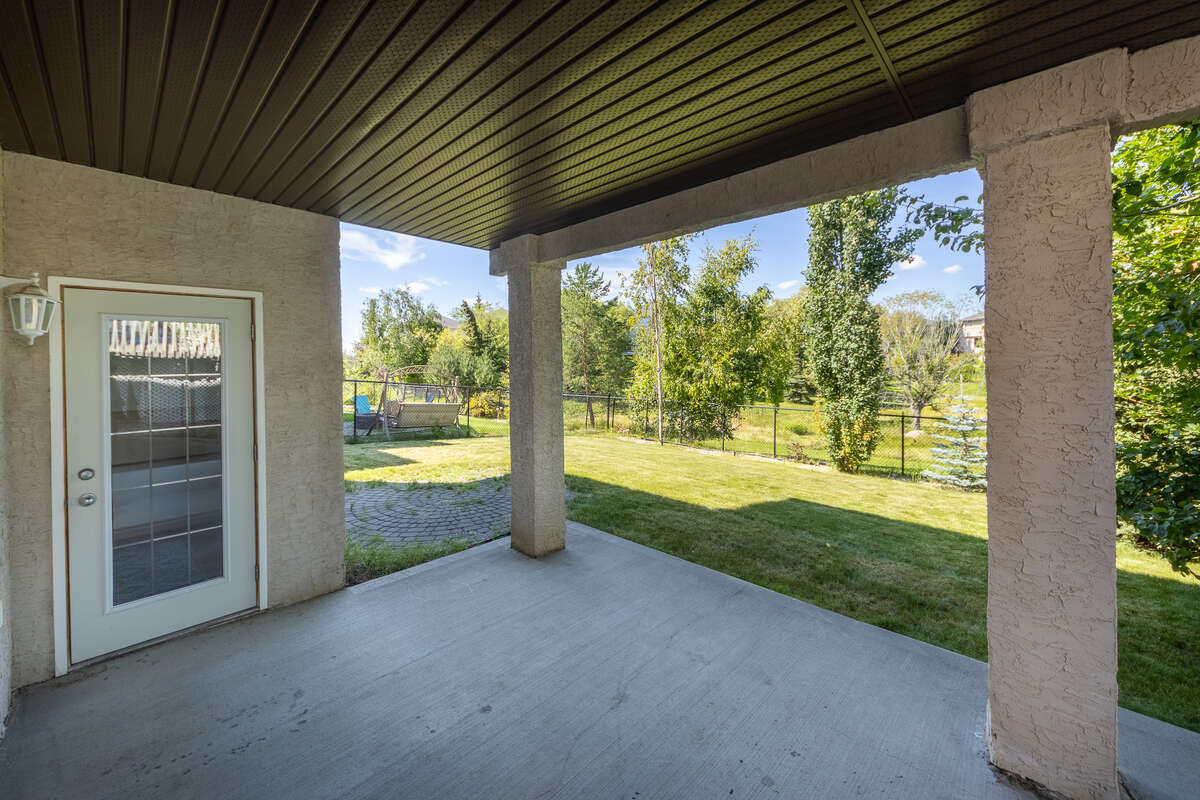 Walkout Basement Door to Patio