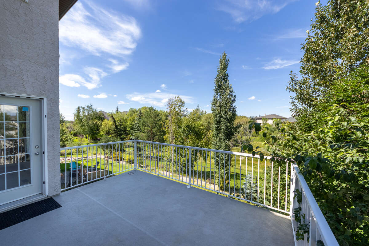 Balcony on the Main Floor