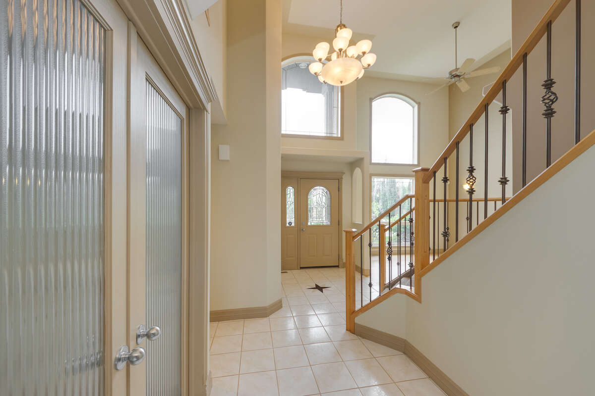 Left - French door to the Office / Den