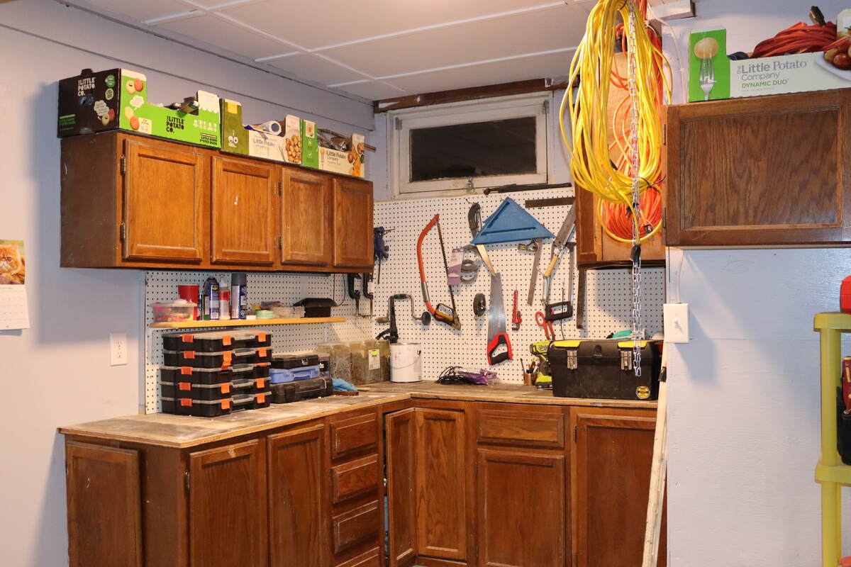 Basement storage area/ work area