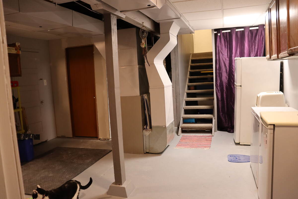 Main area of basement view 2