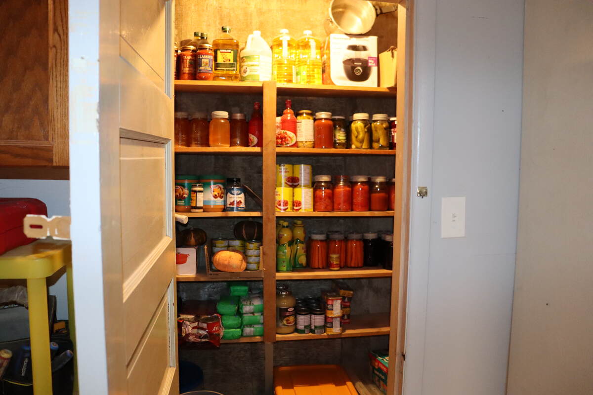 Cold storage room.